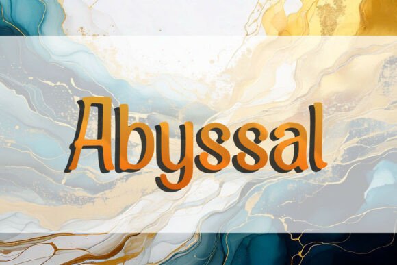 Abyssal: The Mystical Display Font for Handmade Creators
