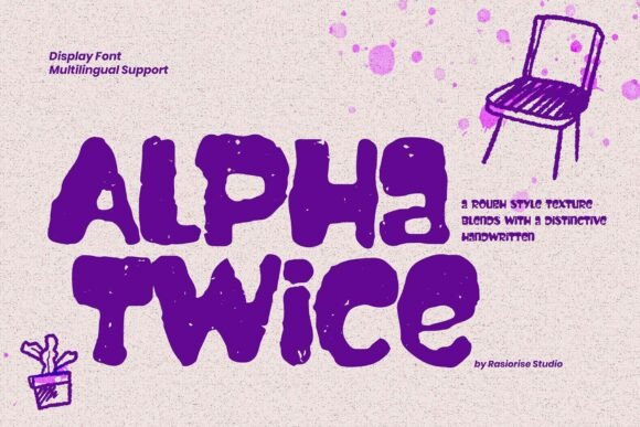 Alpha Twice: The Display Font That Elevates Small Business Branding