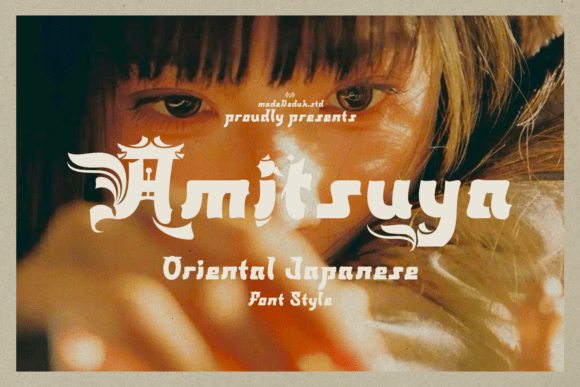 Amitsuya: A Japanese-Inspired Display Font for Modern Web Design
