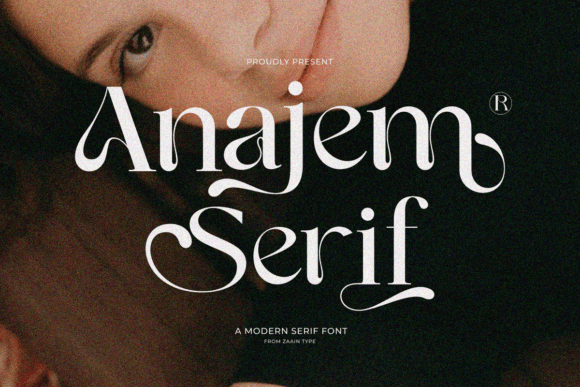 Anajem Serif: A Display Typeface for Modern Editorial Design