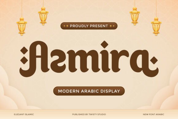 Azmira: A Modern Arabic Display Typeface for Digital Brands