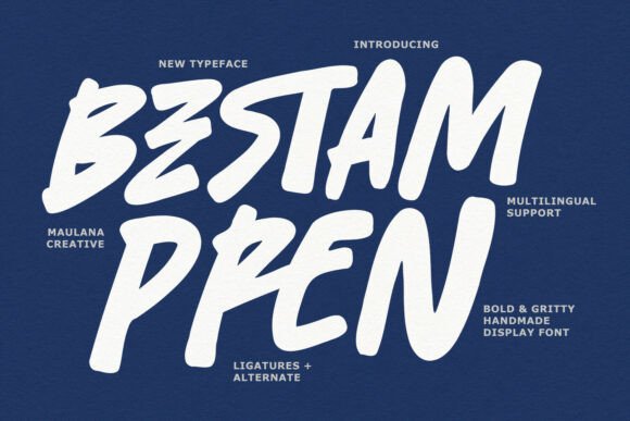 Bestam Pren: A Bold Display Typeface for Modern Editorial Design