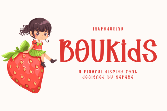 Boukids: The Playful Display Font for Joyful Web Design