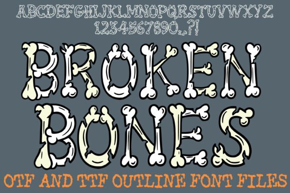 Broken Bones: The High-Impact Display Typeface for Bold Campaigns