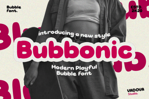 Bubbonic: The Playful Display Font That Elevates Small Business Branding