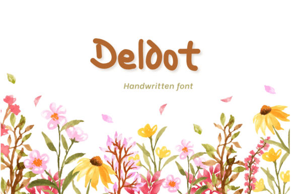 Deldot: A Playful Display Typeface for Modern Editorial Design