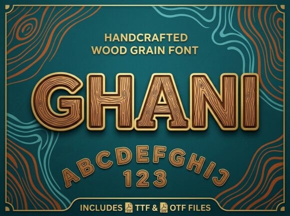 Ghani: A Premium Display Font for Authentic Small Business Branding