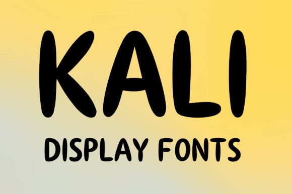 Kali: The Bold Display Font That Brings Handmade Products to Life