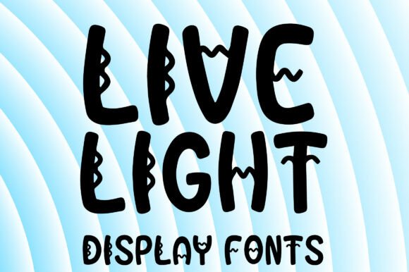 Live Light: The Playful Typeface for Editorial Design