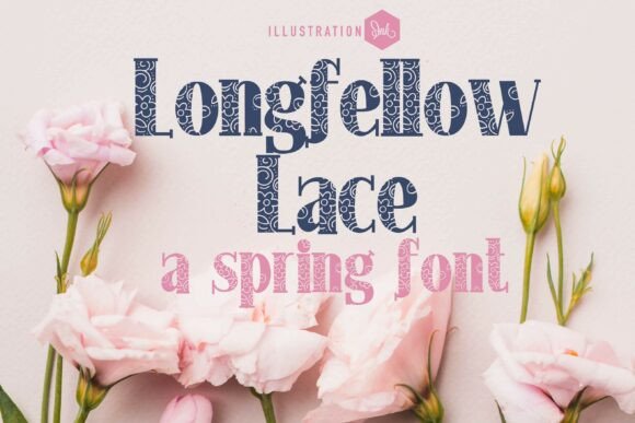Longfellow Lace Family: A Vintage Display Typeface for Web Design