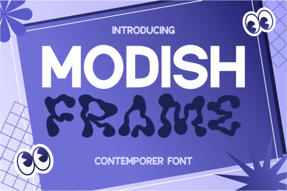Modish Frame: A Futuristic Display Typeface for Editorial Design