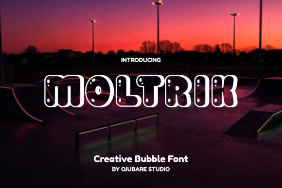 Moltrik: The Bold Display Font for Handmade Product Creators