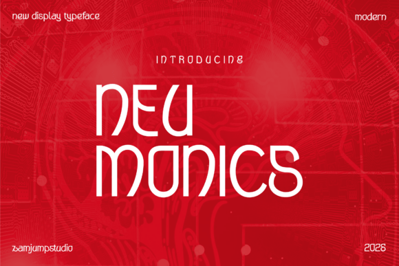 Neumonics: The Modern Display Typeface for Bold Branding