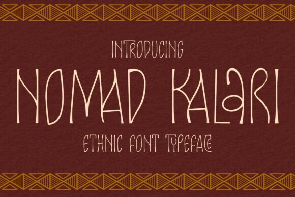 Nomad Kalari: A Unique Font for Small Business Branding