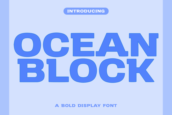 Ocean Block: The Bold Typeface That Elevates Small Business Branding