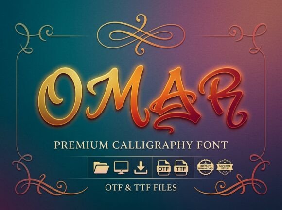 Omar: The Premium Font for Elegant Editorial Design
