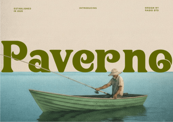 Paverno: The Modern Display Typeface That Elevates Handmade Branding