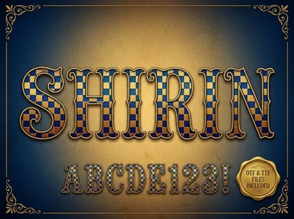 Shirin: A Premium Display Font for Handmade Branding