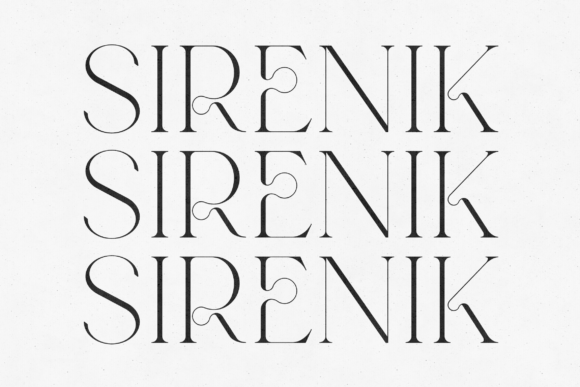 Sirenik: The Display Font for Modern Editorial Design