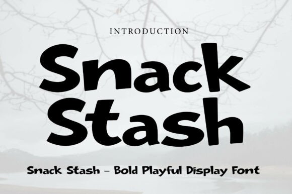 Snack Stash: The Bold Display Typeface That Powers Viral Campaigns