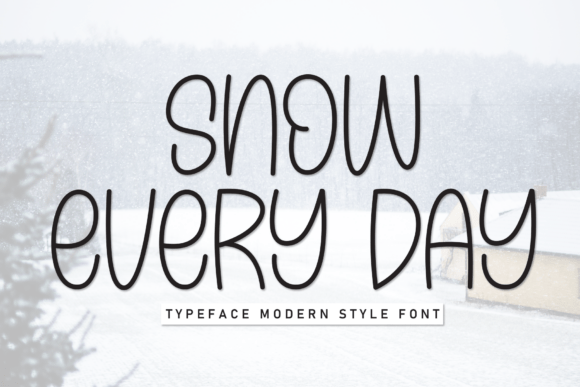Snow Every Day: The Creative Font for Scroll-Stopping Campaigns