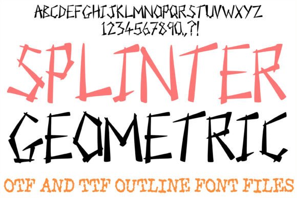 Splinter Geometric: The Bold Typeface That Transforms Small Business Branding