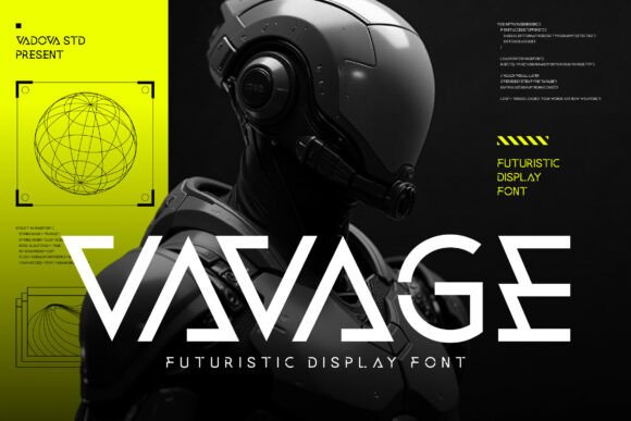 Vavage: A Bold Display Typeface for Futuristic Web Design