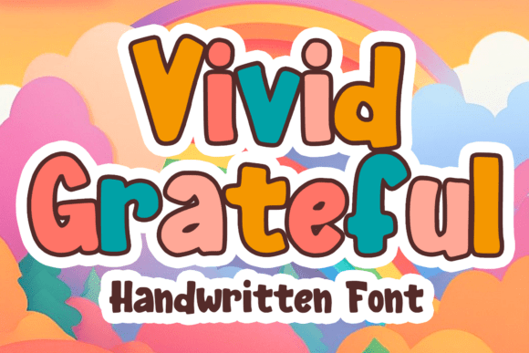 Vivid Grateful: A Bold Display Typeface for Modern Editorial Design